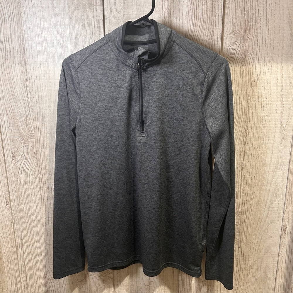 BCG Heather Gray Quarter-Zip Pullover